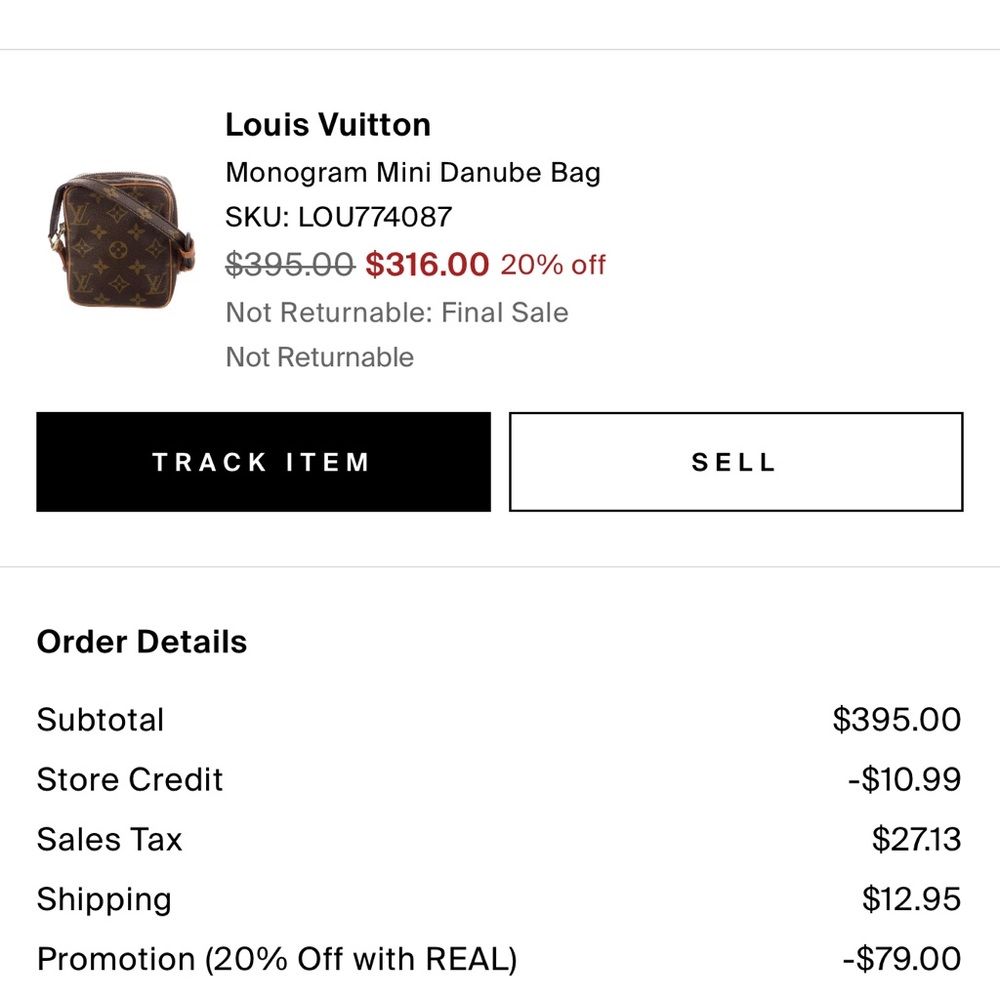 Louis Vuitton Monogram Canvas Brown and Gold crossbody. Strap is broken - Picture 11 of 11